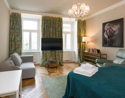 Calm & Curated: Designer Studio in Serene Green Tones